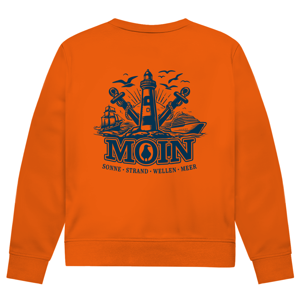 Sweatshirt Herren "MOIN Leuchtturm" #499  - beidseitiger Druck
