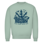 Sweatshirt Herren "MOIN Leuchtturm" #499  - beidseitiger Druck