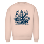 Sweatshirt Herren "MOIN Leuchtturm" #499  - beidseitiger Druck
