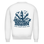 Sweatshirt Herren "MOIN Leuchtturm" #499  - beidseitiger Druck