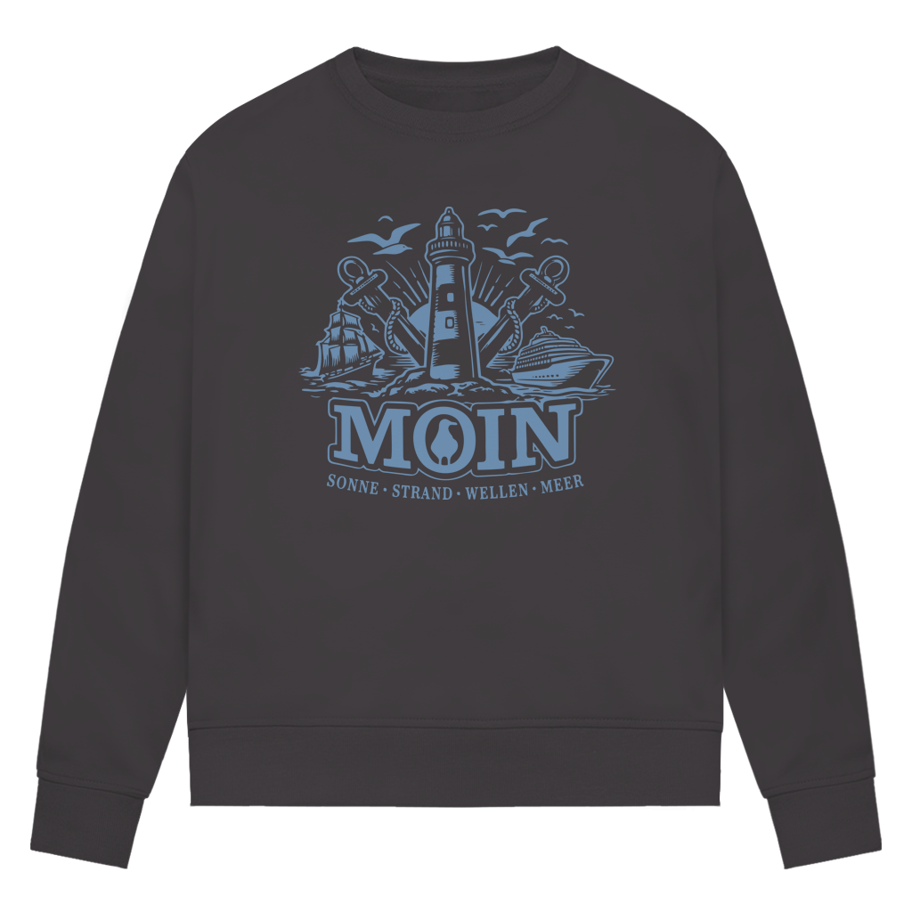 Sweatshirt Damen  "MOIN Leuchtturm" #499