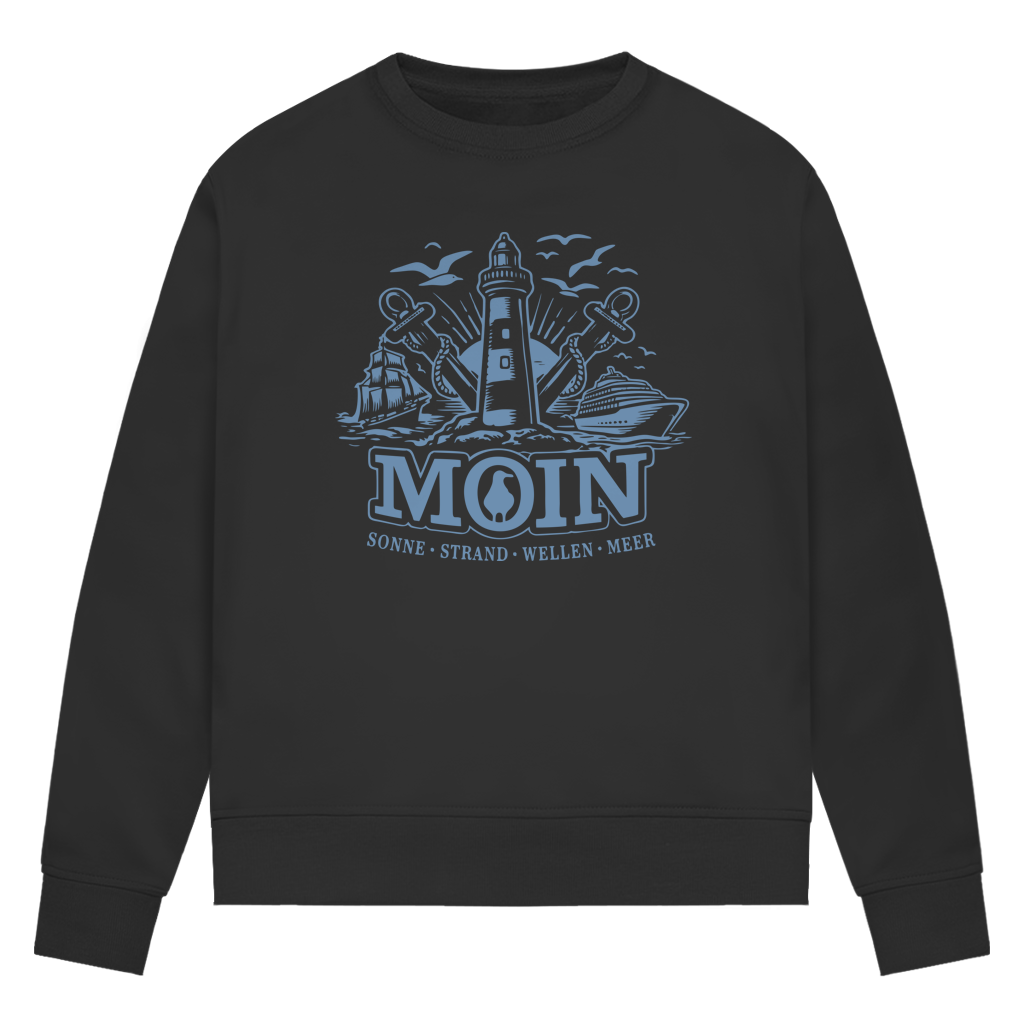 Sweatshirt Damen  "MOIN Leuchtturm" #499