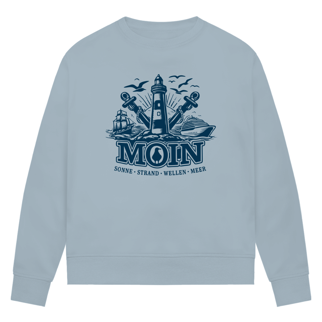 Sweatshirt Damen  "MOIN Leuchtturm" #499