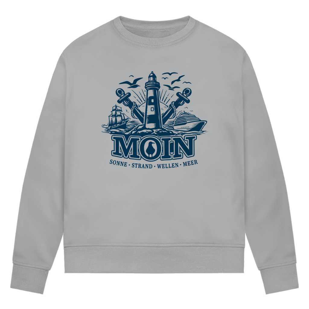 Sweatshirt Damen  "MOIN Leuchtturm" #499