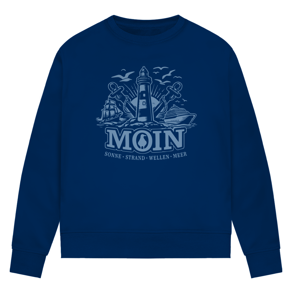 Sweatshirt Damen  "MOIN Leuchtturm" #499