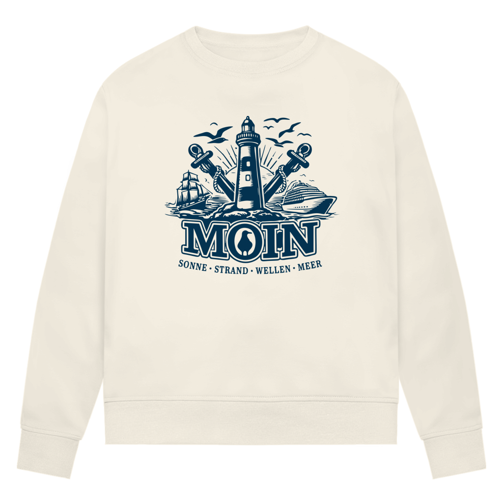 Sweatshirt Damen  "MOIN Leuchtturm" #499