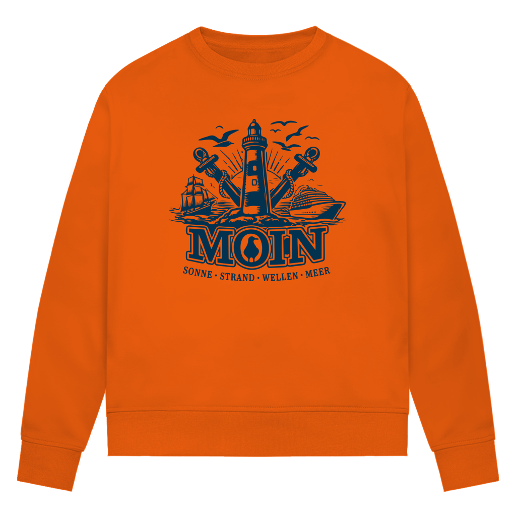 Sweatshirt Damen  "MOIN Leuchtturm" #499