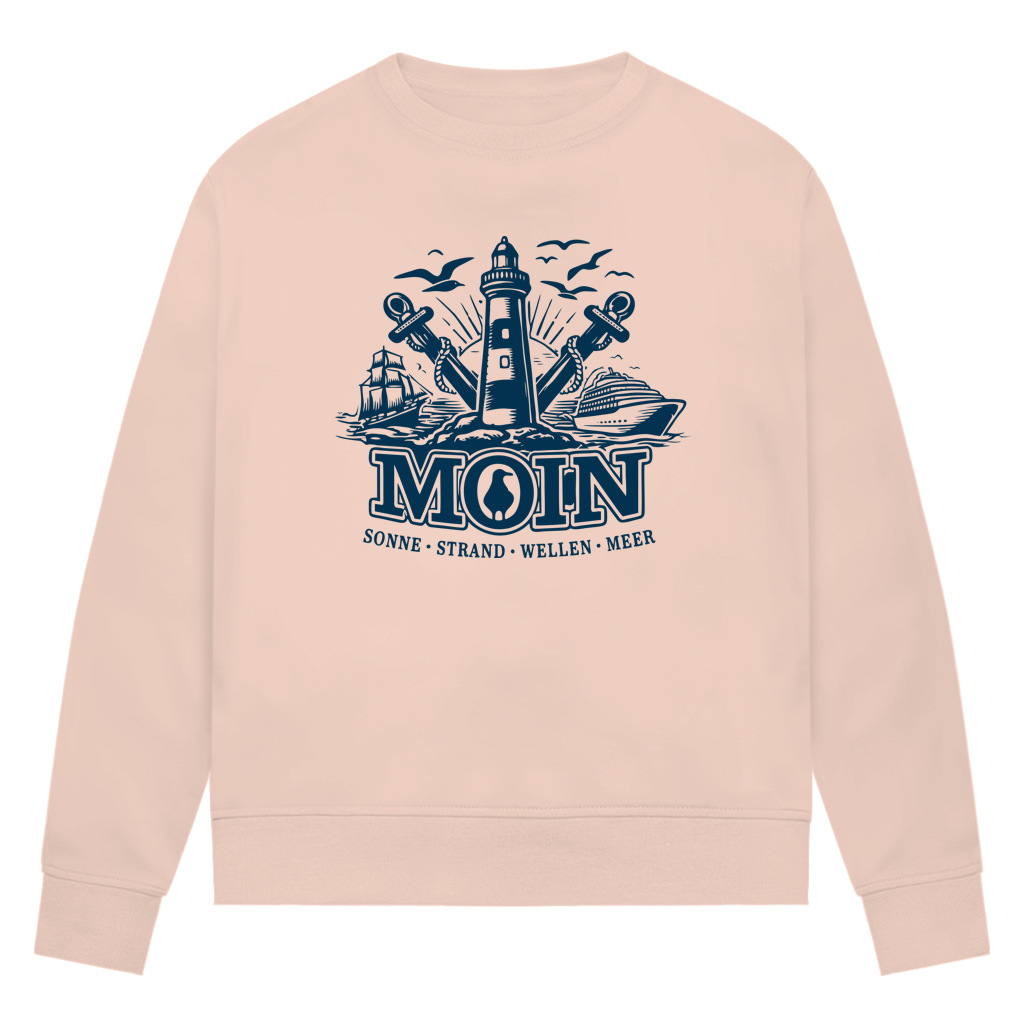 Sweatshirt Damen  "MOIN Leuchtturm" #499