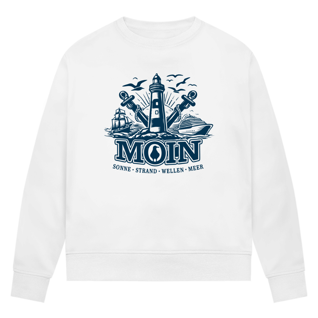 Sweatshirt Damen  "MOIN Leuchtturm" #499