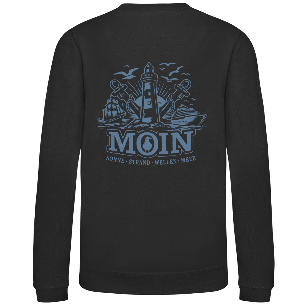 Sweatshirt Kinder   "MOIN Leuchtturm" #499