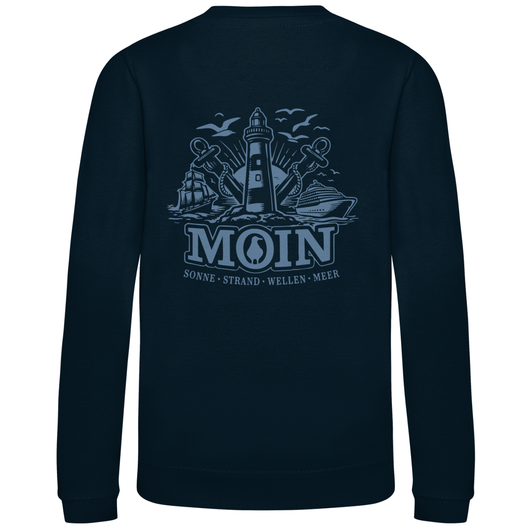 Sweatshirt Kinder   "MOIN Leuchtturm" #499