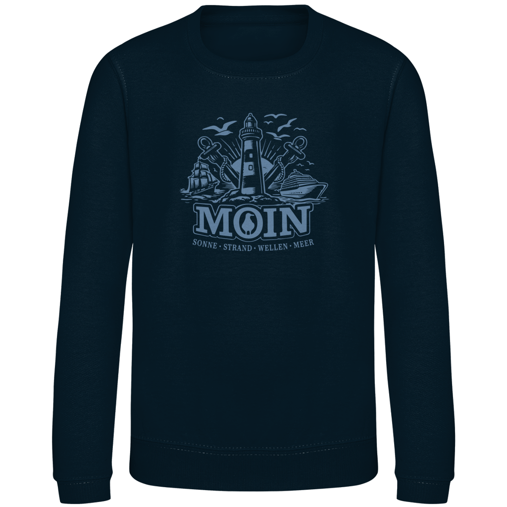 Sweatshirt Kinder   "MOIN Leuchtturm" #499