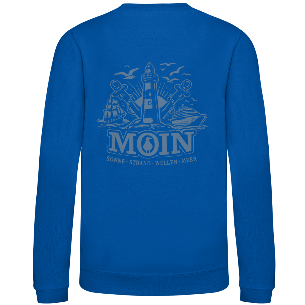 Sweatshirt Kinder   "MOIN Leuchtturm" #499