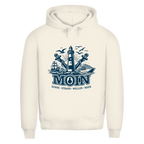 Hoodie Herren  "MOIN Leuchtturm" #499  - beidseitiger Druck