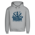 Hoodie Herren  "MOIN Leuchtturm" #499  - beidseitiger Druck