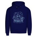 Hoodie Herren  "MOIN Leuchtturm" #499  - beidseitiger Druck