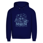 Hoodie Herren  "MOIN Leuchtturm" #499  - beidseitiger Druck