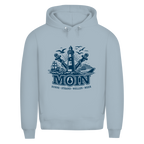 Hoodie Herren  "MOIN Leuchtturm" #499  - beidseitiger Druck