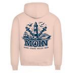 Hoodie Herren  "MOIN Leuchtturm" #499  - beidseitiger Druck