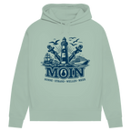 Damen Premium Bio Hoodie Leuchtturm Steuerrad MOIN #499