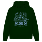 Damen Premium Bio Hoodie Leuchtturm Steuerrad MOIN #499