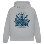 Damen Premium Bio Hoodie Leuchtturm Steuerrad MOIN #499