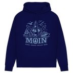 Damen Premium Bio Hoodie Leuchtturm Steuerrad MOIN #499