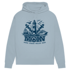 Damen Premium Bio Hoodie Leuchtturm Steuerrad MOIN #499