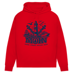 Damen Premium Bio Hoodie Leuchtturm Steuerrad MOIN #499