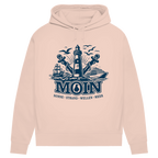 Damen Premium Bio Hoodie Leuchtturm Steuerrad MOIN #499