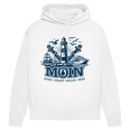 Damen Premium Bio Hoodie Leuchtturm Steuerrad MOIN #499