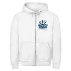 Hoodie-Jacke  "MOIN Leuchtturm" #499  - beidseitiger Druck