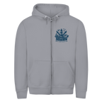 Hoodie-Jacke  "MOIN Leuchtturm" #499  - beidseitiger Druck