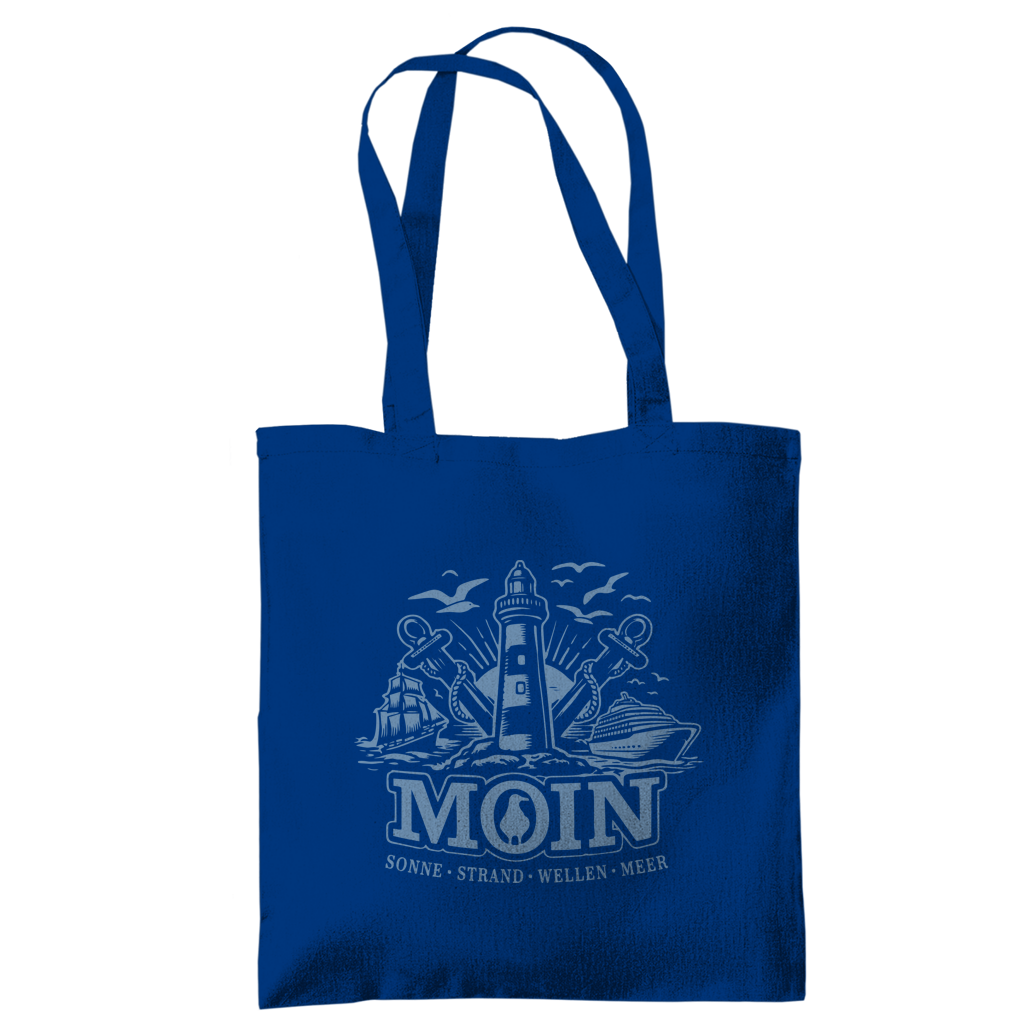 Baumwolltasche  "MOIN Leuchtturm" #499