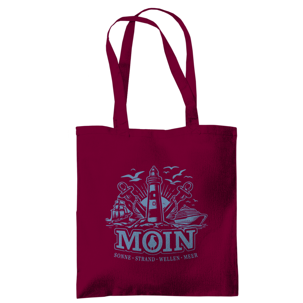 Baumwolltasche  "MOIN Leuchtturm" #499