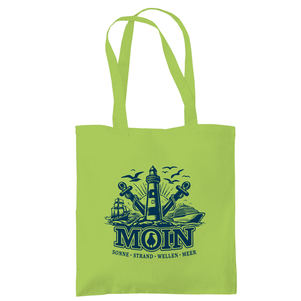 Baumwolltasche  "MOIN Leuchtturm" #499