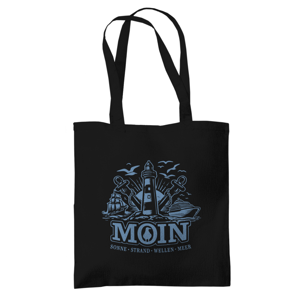 Baumwolltasche  "MOIN Leuchtturm" #499