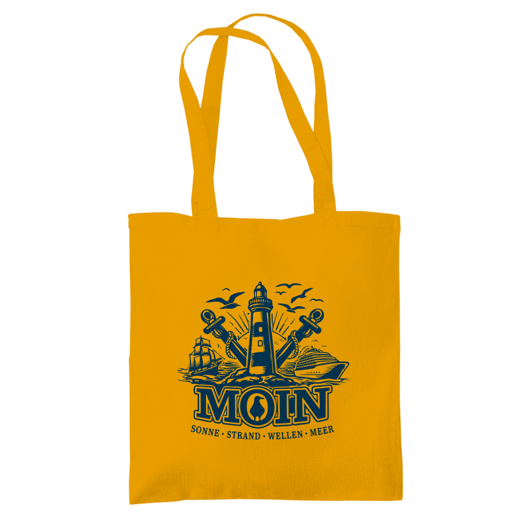 Baumwolltasche  "MOIN Leuchtturm" #499