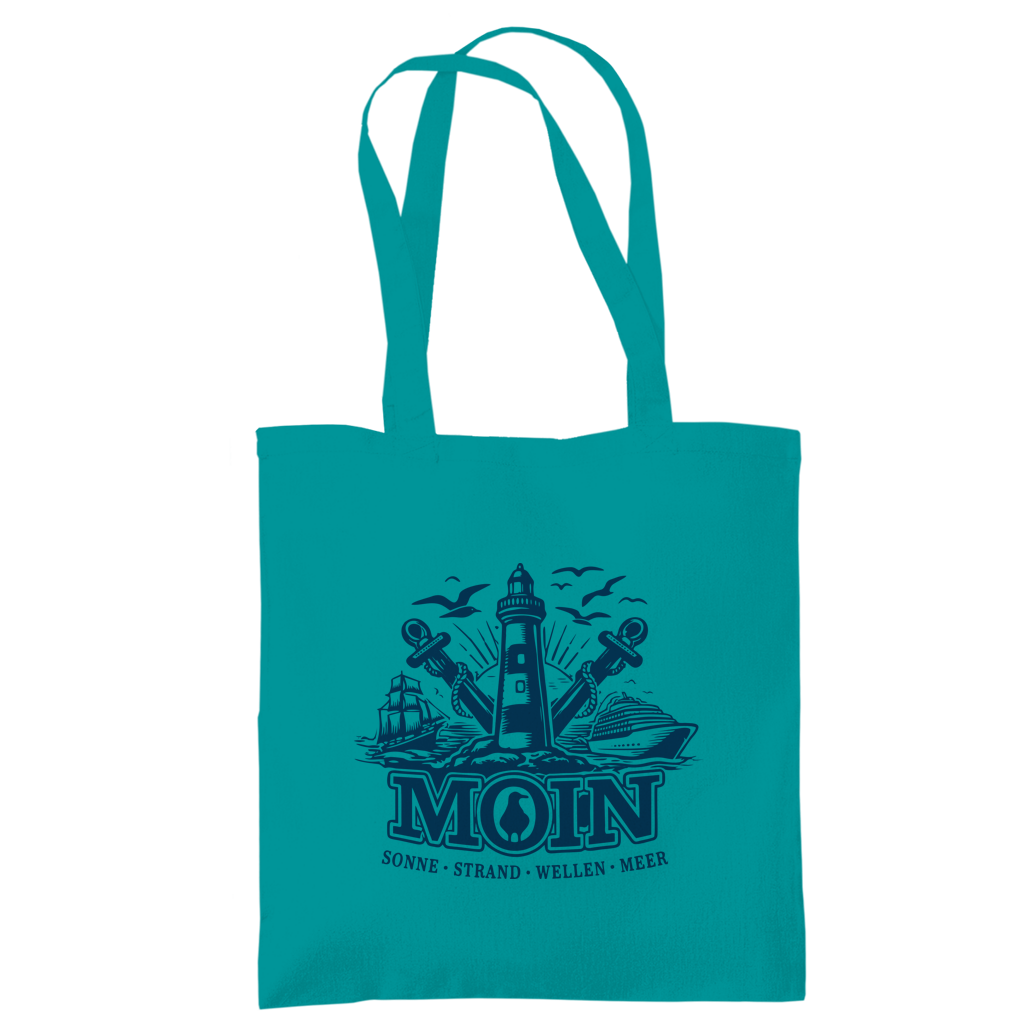 Baumwolltasche  "MOIN Leuchtturm" #499
