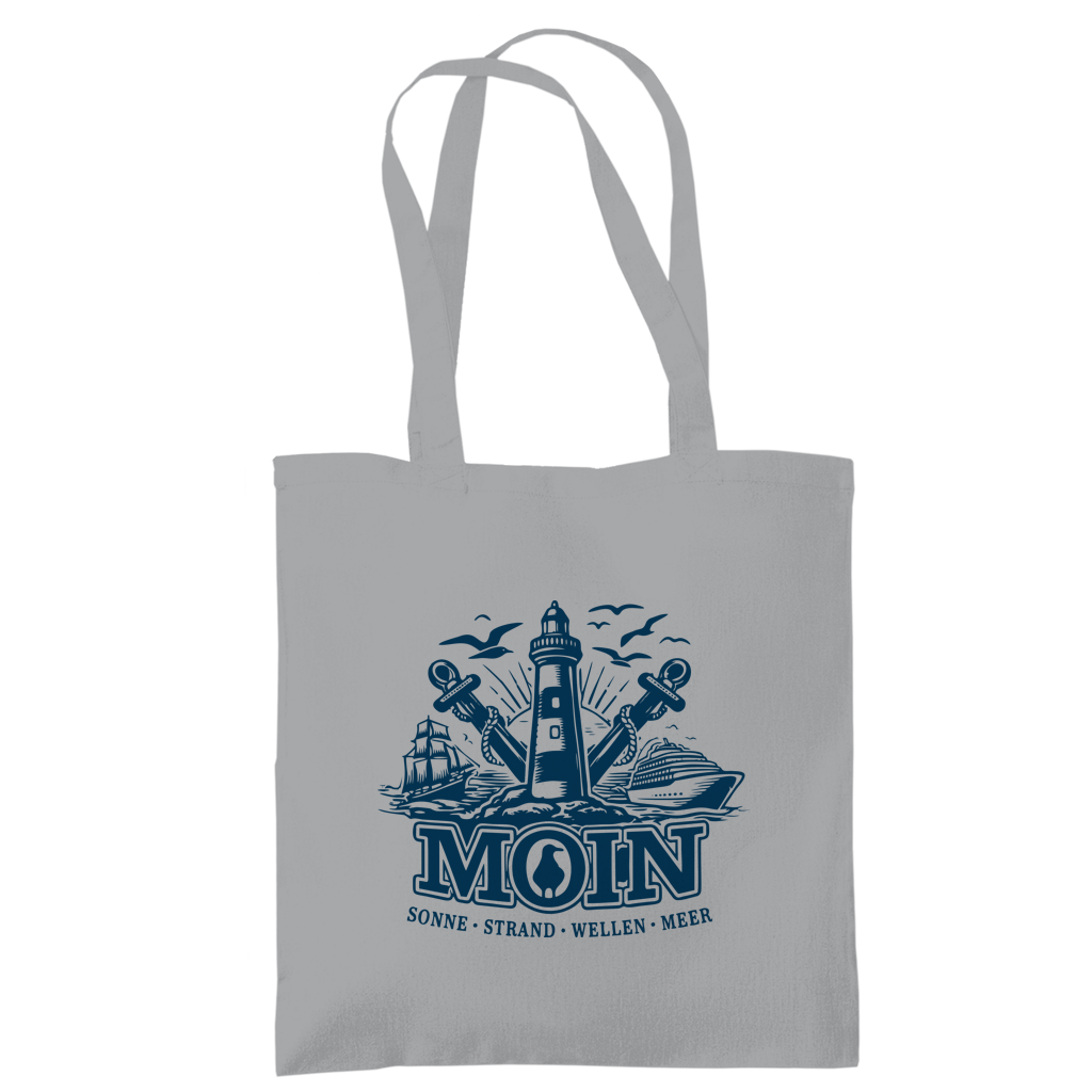 Baumwolltasche  "MOIN Leuchtturm" #499