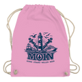 Kordelrucksack   "MOIN Leuchtturm" #499