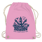 Kordelrucksack   "MOIN Leuchtturm" #499