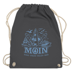Kordelrucksack   "MOIN Leuchtturm" #499