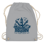 Kordelrucksack   "MOIN Leuchtturm" #499