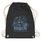 Kordelrucksack   "MOIN Leuchtturm" #499
