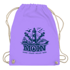 Kordelrucksack   "MOIN Leuchtturm" #499