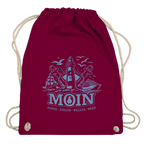 Kordelrucksack   "MOIN Leuchtturm" #499