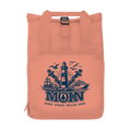 Rucksack mit Seitentasche   "MOIN Leuchtturm" #499 Gr. S