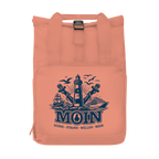 Rucksack mit Seitentasche   "MOIN Leuchtturm" #499 Gr. S