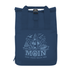 Rucksack mit Seitentasche   "MOIN Leuchtturm" #499 Gr. S